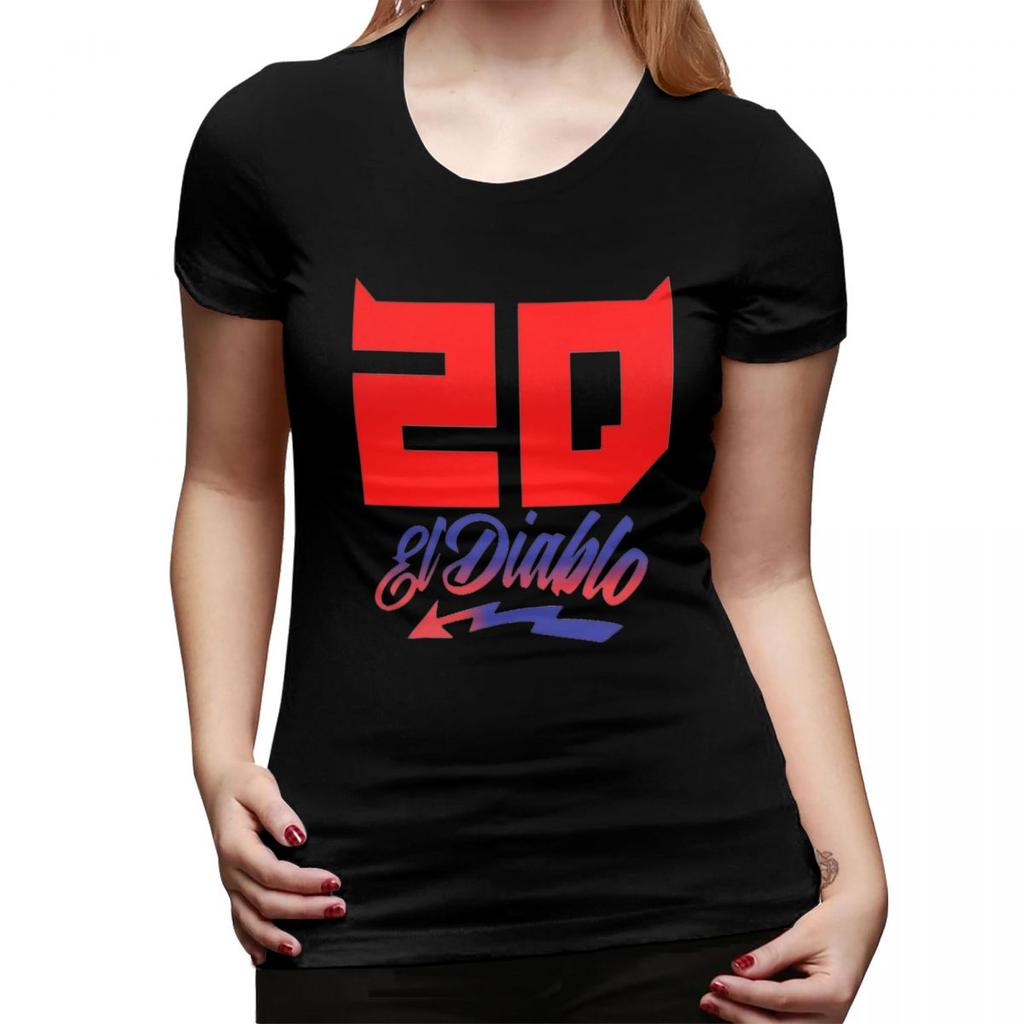 Fabio Quartararo 20 TShirt for Women ONeck Streetwear T Shirts Womens Short Sleeve Summer Clothes Tops