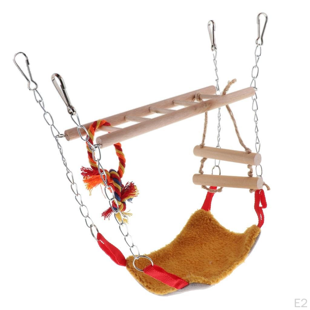 Toy for Small Parrot Bird Bridge