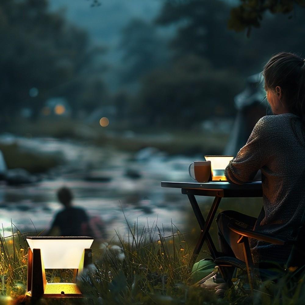 Waterproof Outdoor Pillar Lamp Efficient LED Pillar Light Lawn Decor Deck Lantern  Garden