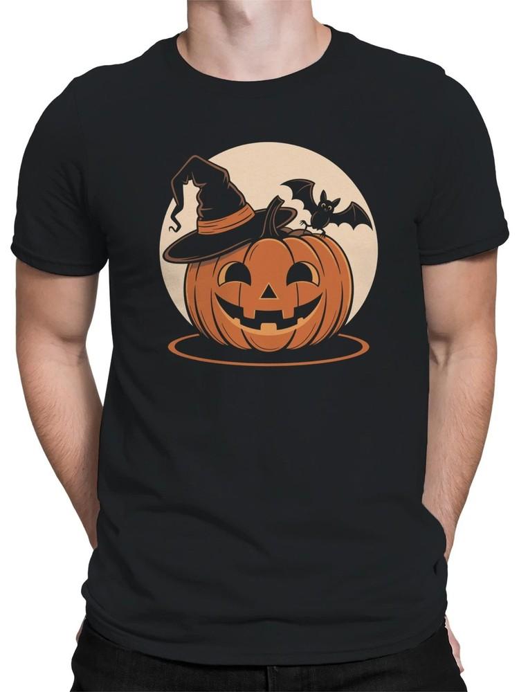 

Men’s Jack-O’-Lanter wbr/ n Halloween T-Shirt – Classic Pumpkin Face Tee Unisex T-Shirt M
