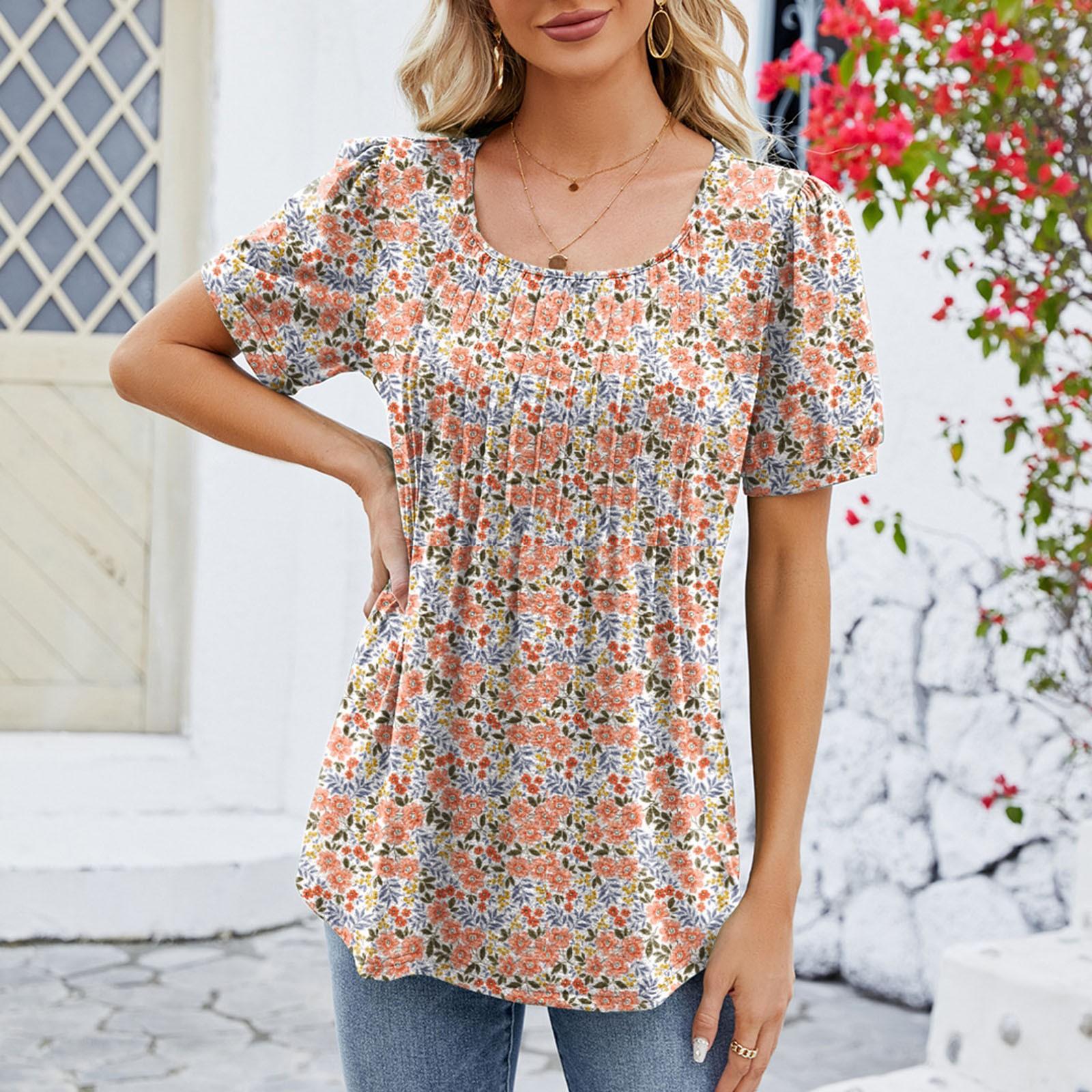 

Женская летняя свободная футболка с короткими рукавами и круглым вырезом на шнуровке, топ XL