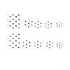 White-Black Polka Dot Press On Nails 24 Pieces Resin Durable Wearable Fake Nails For Women