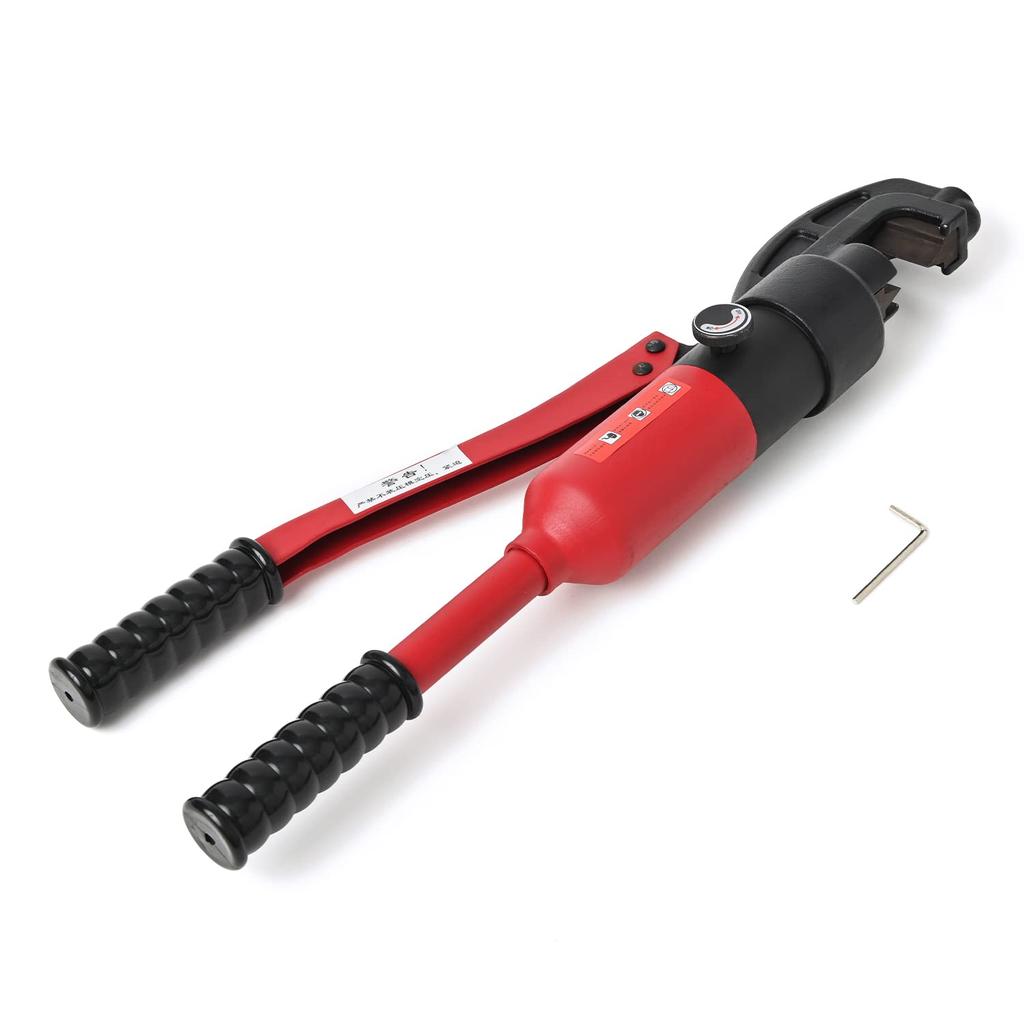 Rikopin Ręczna Hydrauliczna Giętarka do Prętów 8t Cięcie 4mm do 16mm Cięcie Hydrauliczna Rura Stalowa Bez Zasilania Ręczne Cięcie Prętów DIY Narzędzie Ręczne Głowica Tnąca,