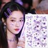 Butterfly Face Stickers Pearl Temporary Tattoo Stickers Lasting Waterproof Glitter Eyeshadow Body for Makeup Stickers