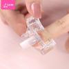 Transparent Nail Clippers Quick-Setting Gel Paperless Diy Nail Extension Clips