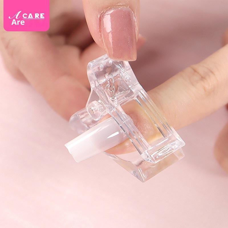 Transparent Nail Clippers Quick-Setting Gel Paperless Diy Nail Extension Clips
