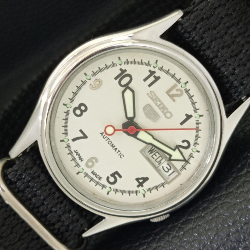 

Б/У винтажные мужские часы SEIKO 5 AUTOMATIC 7S26A из Японии с белым циферблатом a434602-2 R121-a434602