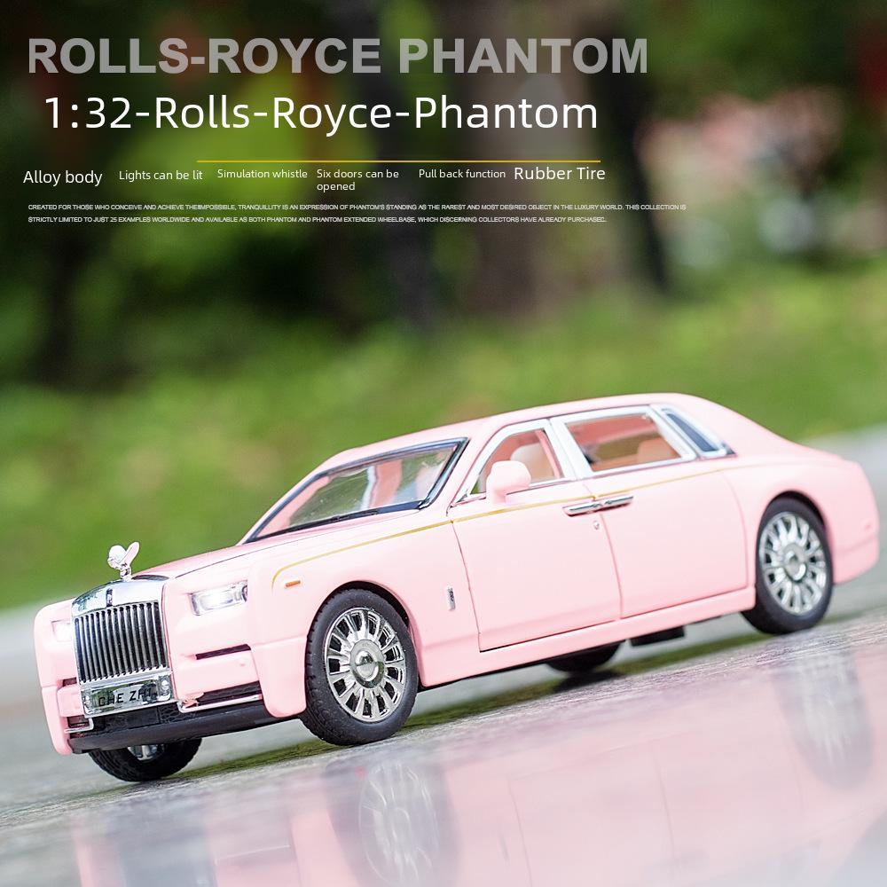 

1:32 Alloy Phantom Car Model with Lights & Sound - Boys Toy Ornament