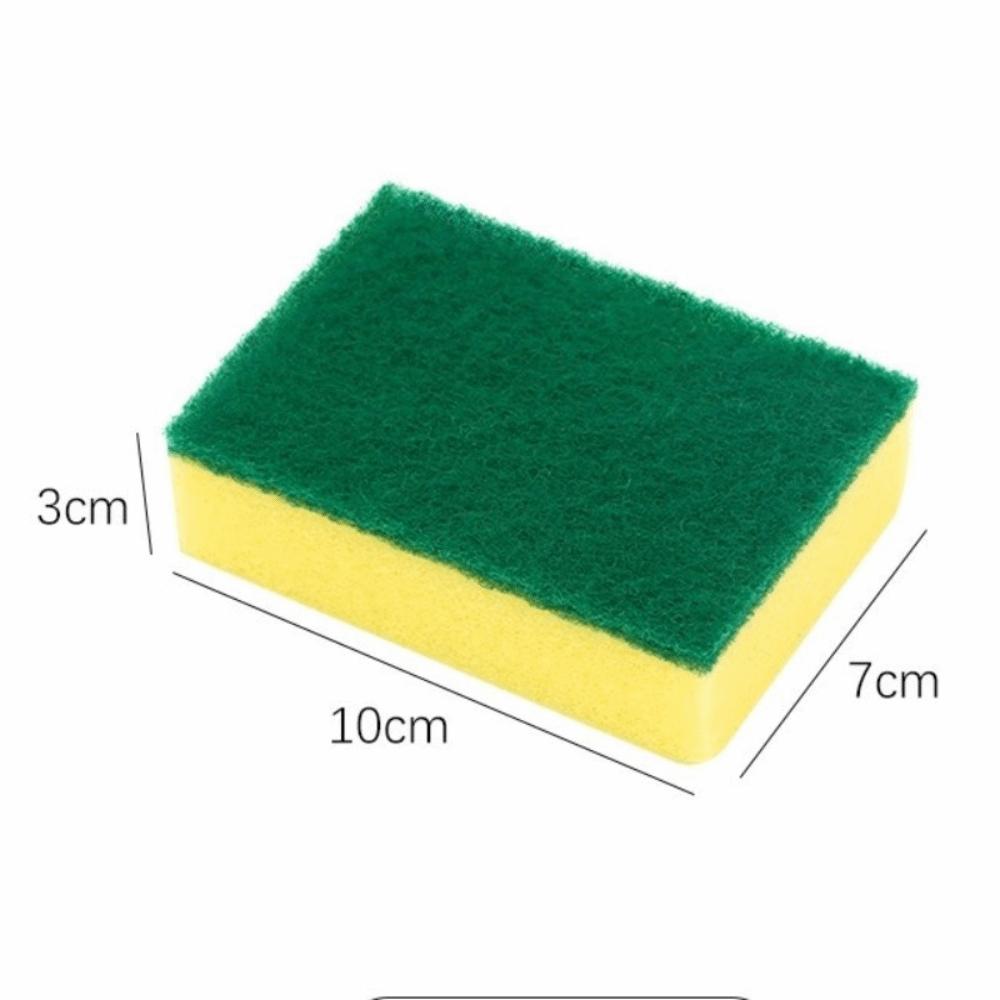 

Reusable Cleaning Brush Double-Sided Scouring Pad Dishwashing Sponge Household Cleaning Tools 1