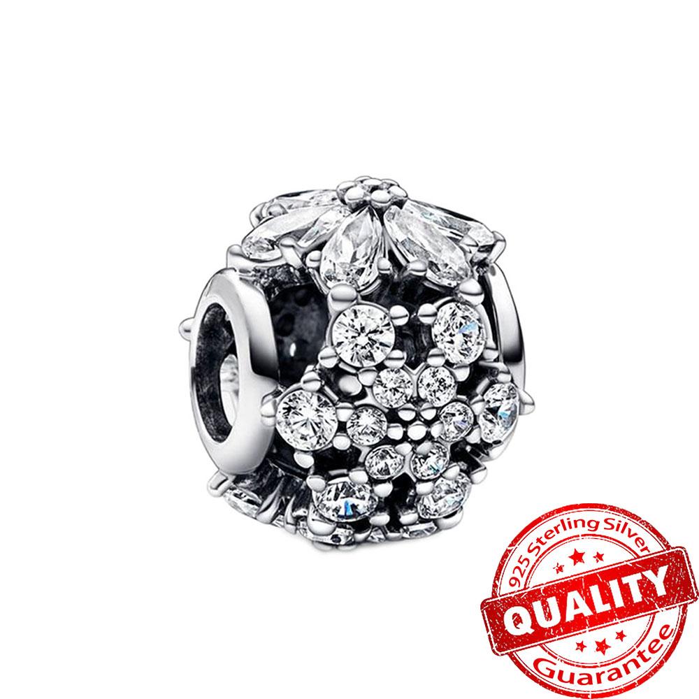 High-Quality Copper Winter Snowflake Sled Frost World Charm Fit Diy Bracelet Necklace Party Jewelry Gifts