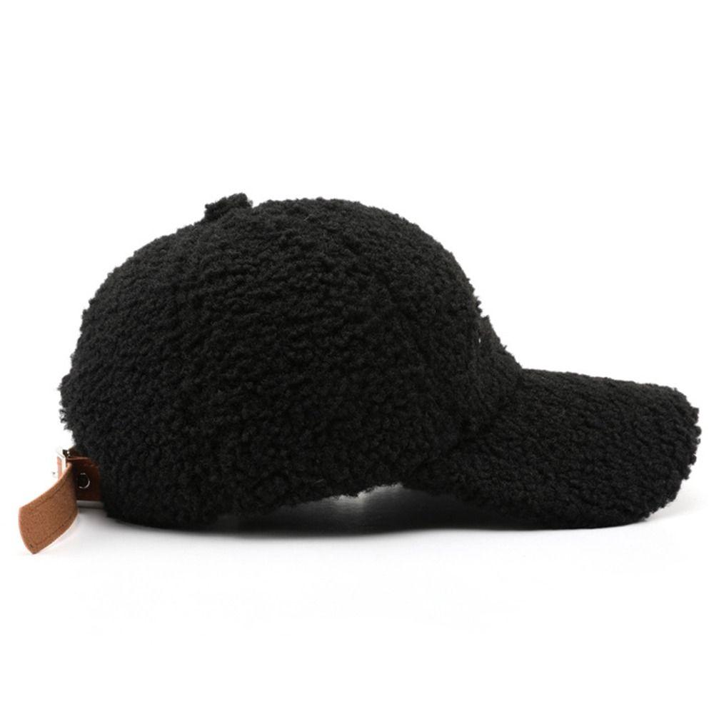 Keep Warm Sunscreen Hat Breathable Duck Tongue Hat Fashion Plush Baseball Cap  Outdoor Sports