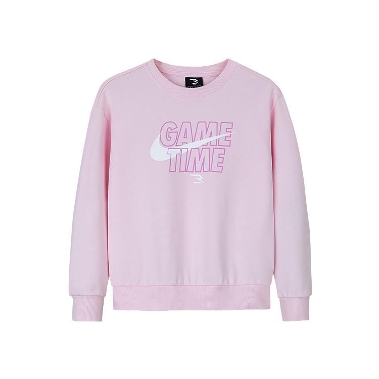 

Nike Sweatshirt Simple Round Neck Long Sleeve Kids tops Cherry-Blossom-Pink N32512371GS-004 S