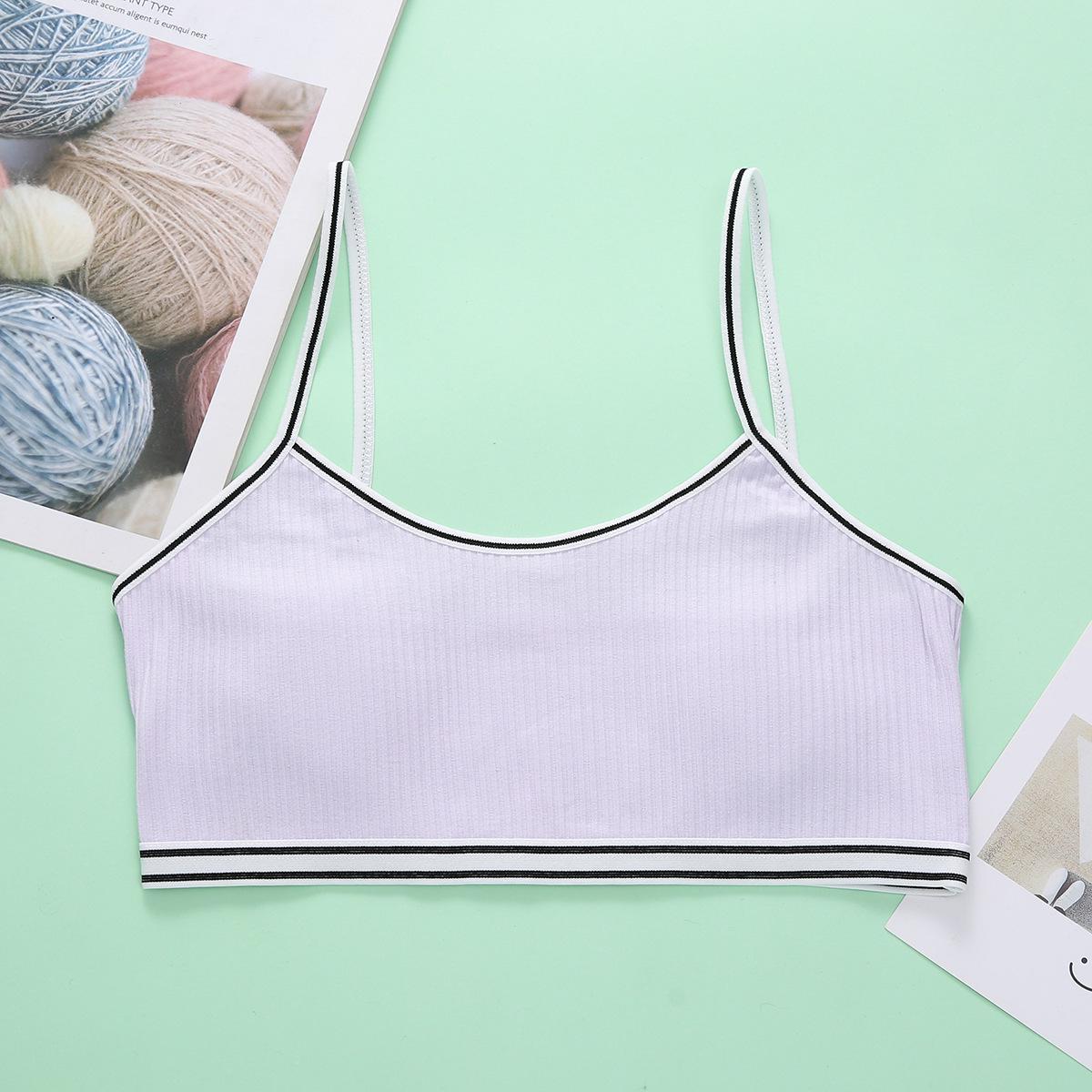 Teen Girls  Developmental Camisole Bra for Ages 9-16 M (60-80 jin) светло-фиолетовый