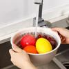 Abdo Creative Round Plastic Fruit & Vegetable Washing Basket Set