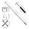Retractable Billiards Pool Cue Stick Bridge with Removable Bridge Head Billiards Pool Cue Accessory