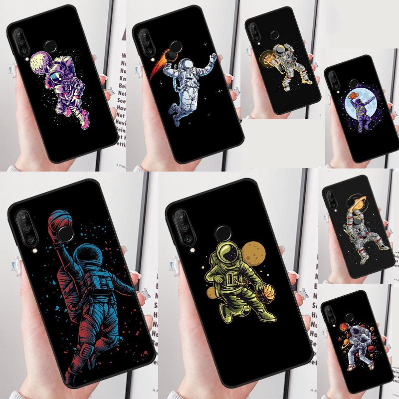 Astronaut Weltraum Dunk Für Huawei Nova Y61 Y91 Y90 Y70 Y60 Y72 12s 12i 11i 7i 8i 9 10 SE P60 Pro P30 P40 Lite Hülle