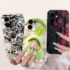 Für Oppo Reno 13F 4G CPH2701 5G CPH2699 Handyhülle Für Oppo Reno 13F Hülle Stoßfest Luxus Niedliche Katze Panda Mode Blumen Liebe