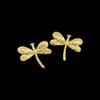 Dragonfly Stud Earrings: Light Luxury, Stainless Steel, Fade-Resistant, High-End Jewelry for Women.