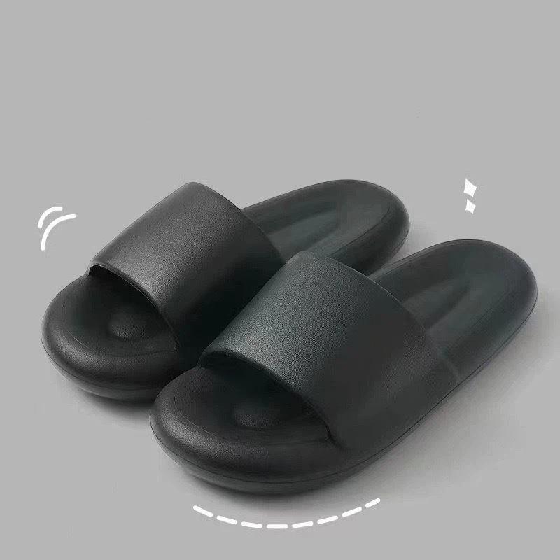 Women's Summer Simple Slippers, Men's Soft Home Slippers, Couple Bathroom Non-slip Sandals, Adult Comfortable Outdoor Beach Shoes