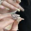 Ring Does Not Fade Niche Design Ins Opening Female High-end Sense Retro Cold Pearl Shell Versatile Irregular
