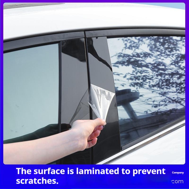 For Kia K5 Optima 2011-2015 2012 2013 2014 Window Center Pillar Film Trim Cover B C Posts Sticker Column Car Accessorie