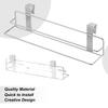Over Door Towel Holder Stainless Steel Behind Door Towel Rack Double-Layer Storage Rod Kitchen Cloths Hanger