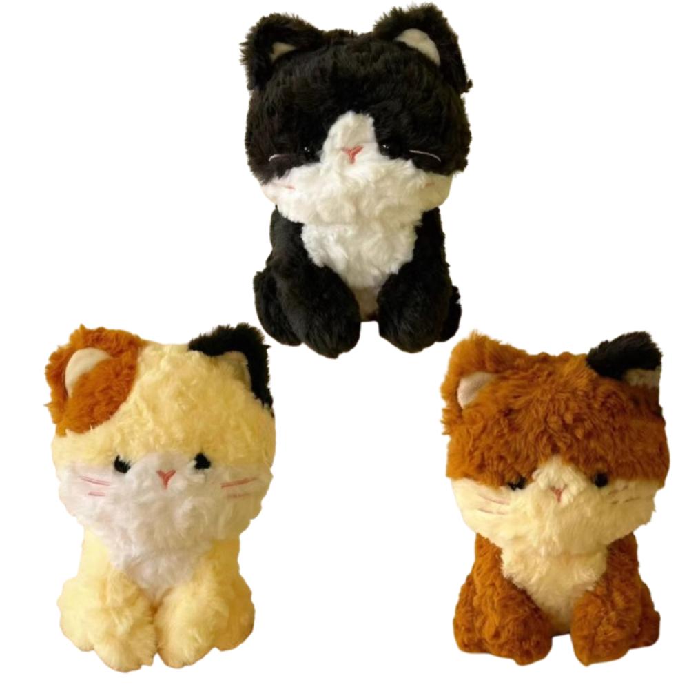 

Пушистые мягкие игрушки Кукла кошка ПП хлопок Котенок Плюшевая игрушка Имитация кошки Плюшевые игрушки Домашний декор 1 pc Random