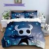 Hollow Knight Pattern Bedding Quilt Set  Home Decoration  Gift (1 * Duvet Cover + 2 * Pillowcase  Without Core)