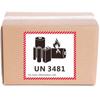 Copper Plate Adhesive Transport Lithium Battery Label Transport Caution Adhesive Stickers  Office
