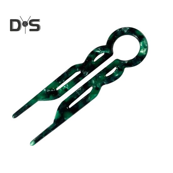 

U-образная ацетатная заколка для волос, легкая, нескользящая, длинная, густая, шпилька для волос, французский пучок, аксессуары для волос для женщин и девочек J