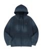 Brownbreath Sprayed Tag Hood Zip Up - Blue