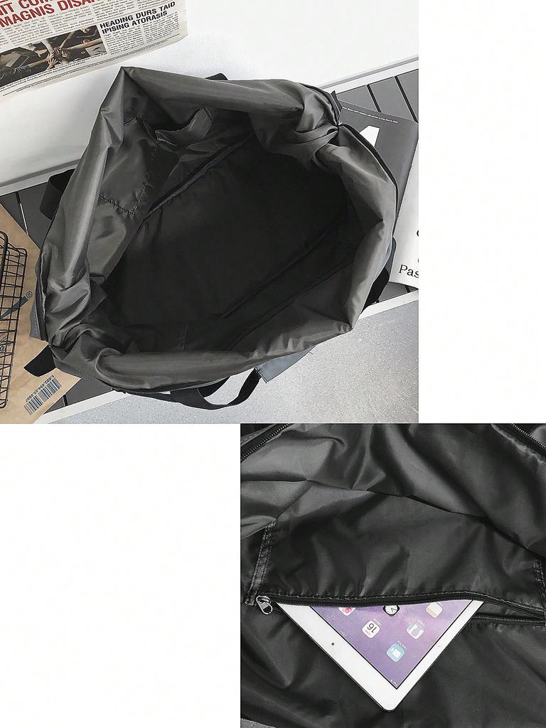 Handheld Travel Bag, Large Capacity Sports And Fitness Bag, Lightweight Storage Luggage Bag, One Shoulder Crossbody Travel Bag