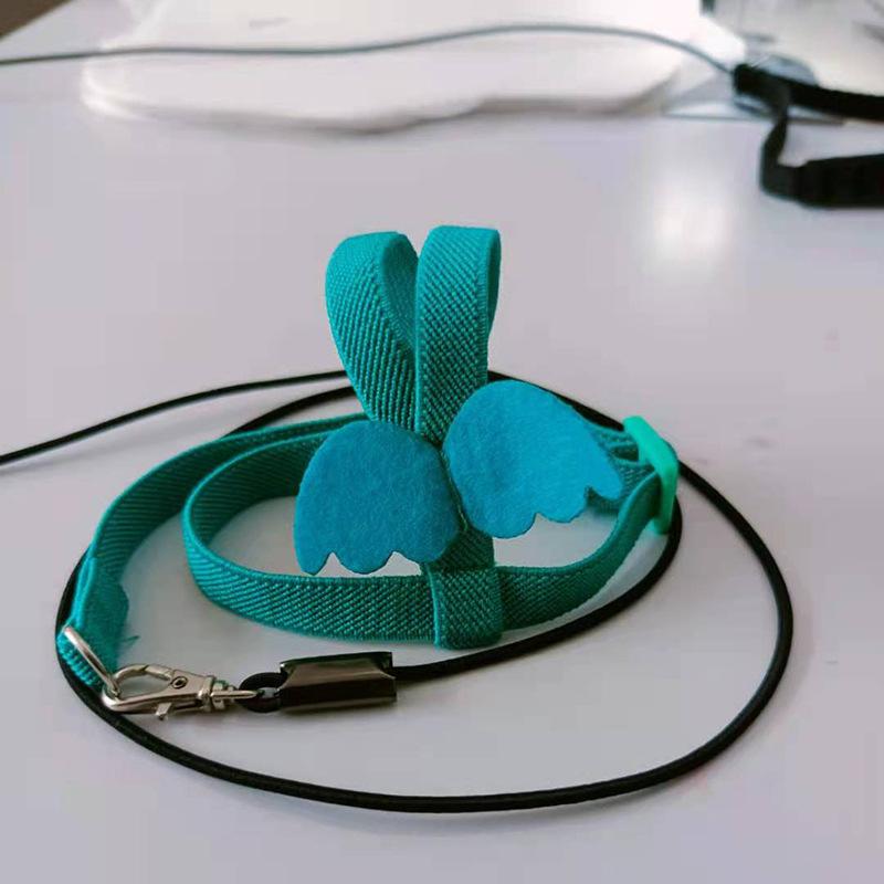 Accesorii pentru animale de companie Ham cu frânghie de zbor pentru papagal pentru plimbare cu tracțiunea păsării, coarda elastică zburătoare, jucării pentru păsări