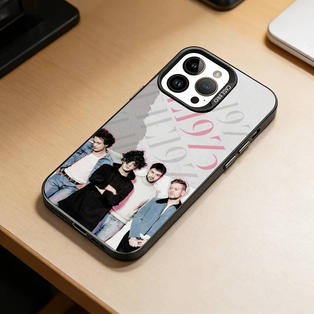 75-T-The 1975 Phone Case For iPhone 17,16,15,14,13,12,11 Plus,Pro Max,XS,Colorful Silver Phone case Funda Cover