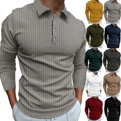 Mens   Shirts Classic Long Sleeve Buttons Fitness Workout T-Shirts Casual Fall Gym Muscle Fit Sports Tops