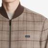 K-Boxing Men's Fall Wool Blend Baseball Collar Jacket