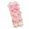 10pcs Colorful Children's Headband Set No Harm High Elastic Hair Rope Flower Hair Ties  Daily Use