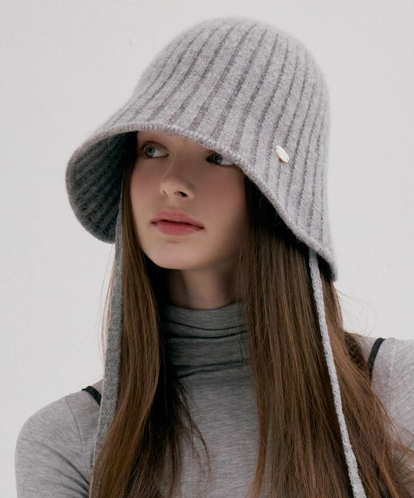 Mineti Angora Ribbed Bonnet Hat F 12825 Mtd