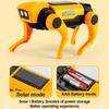 Diy Remote controlled robotic animals Solar Robot Kit for Kids Mechanical Dog Electric Animal Solar Energy Steam Educational Toy