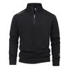 Plus Size Men's Casual Hoodie Stand Up Collar Jacket Popular Fashion Single Zipper Top