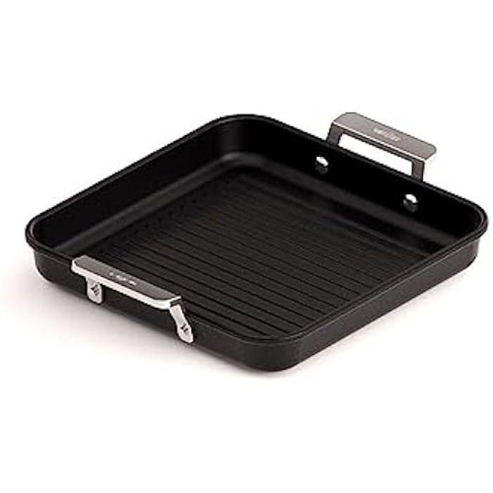 Grill - VALIRA - 4651/25 - 23x23 cm - Fonte d'aluminium - Anti-adhérent écologique