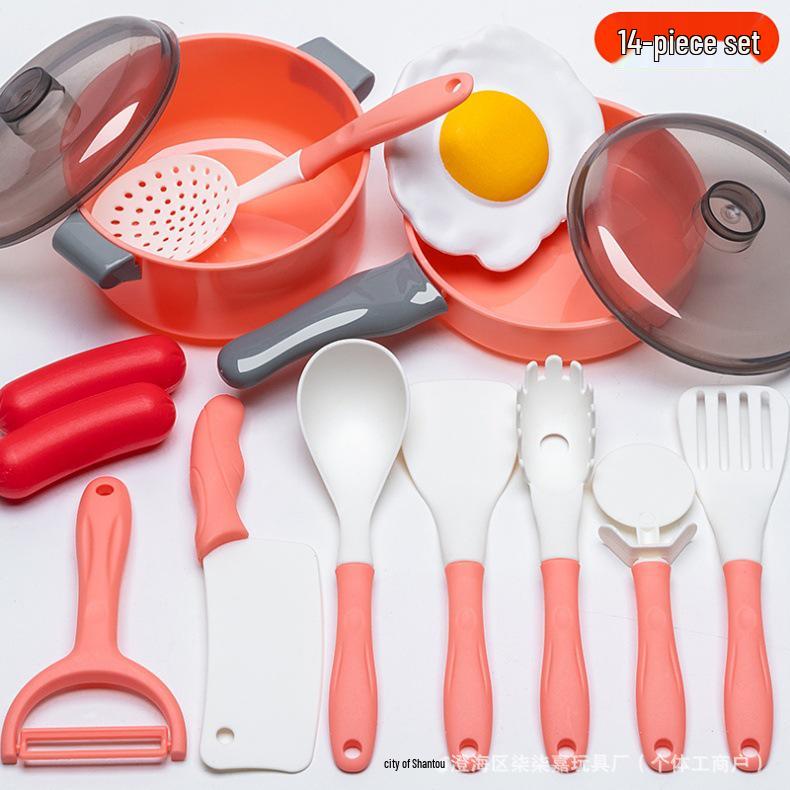 Kids  Educational Kitchen Play Set: Cutting Fruit & Tableware