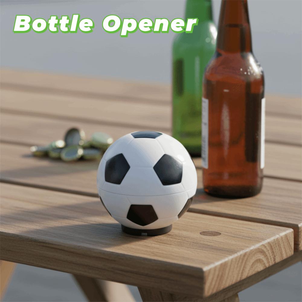 Press Type Football Bottle Opener Magnetic Drink Bottle Lid Opener Party