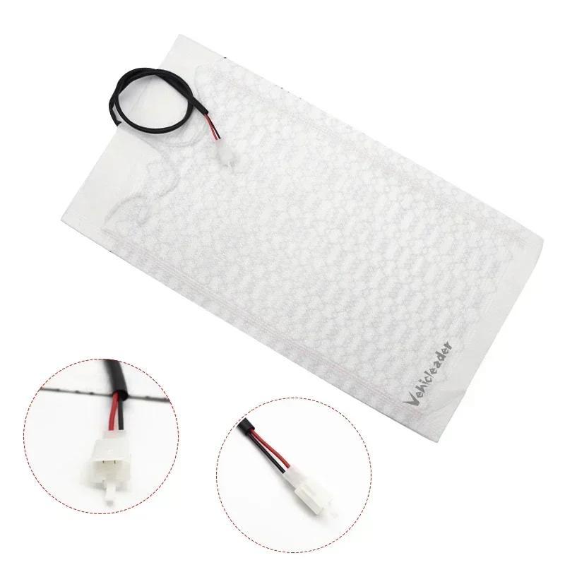 2x/4x12V Universal Car Heated Seat Covers Pad Carbon Fiber Heated Auto Car Seat Heating Pad Winter Warmer Heater Mat  48cmx28cm