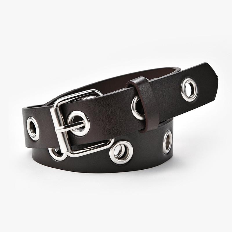Fashionable Stylish Casual Women's Hollow Belt Elegant Faux Leather For Jeans