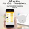Round Bluetooth-compatible GPS Tracker Portable Keys Wallet Luggage Pets Item Finder Locator Waterproof Two-way Alarm Anti-Lost Tracking Device