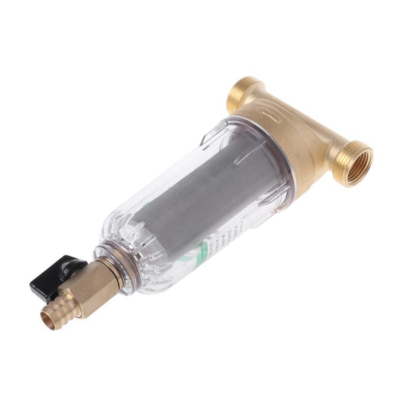 6 Points Front Purifier Copper Water Filter Home Dust Stainless Mesh Faucet