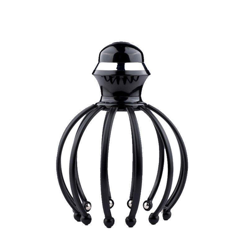 

Электрический массажер для головы с двенадцатью лапками и вибрацией Electric 12 claws чёрный