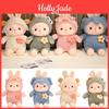 Cute Transforming Plush Toy Piggy Elephant Dinosaur Bunny Rabbit Doll Pillow Girls' Birthday Gift