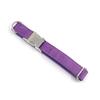 Engravable Purple-Blue Velvet Dog Collar - Soft, Thick Webbing Pet Neck Collar